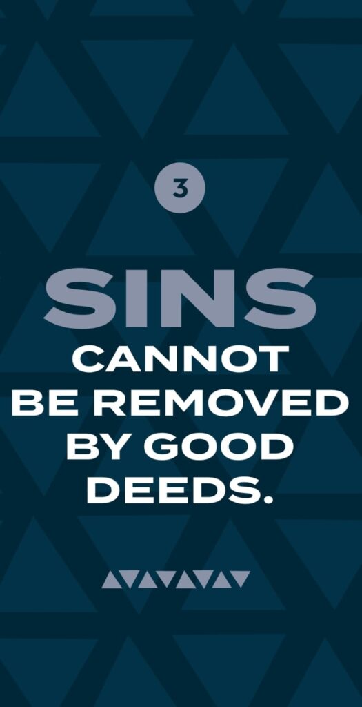 good deeds do not save